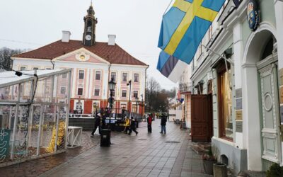 Ilusalong Tartus Raekoja platsil